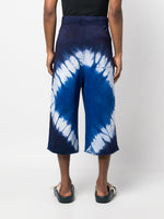 Tie-Dye Long Bermuda Shorts