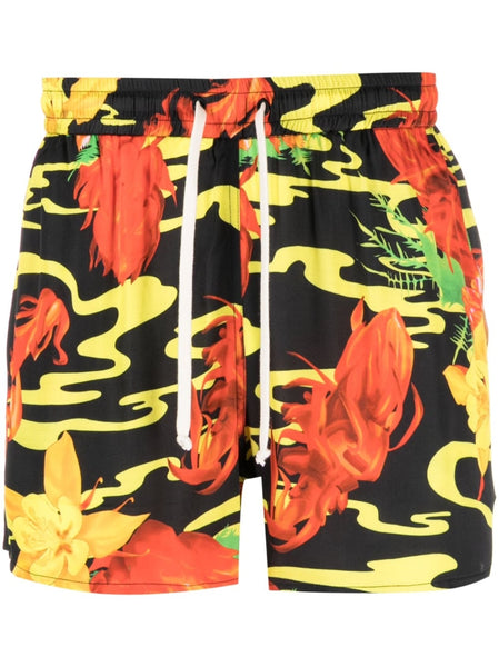 Floral-Print Deck Shorts