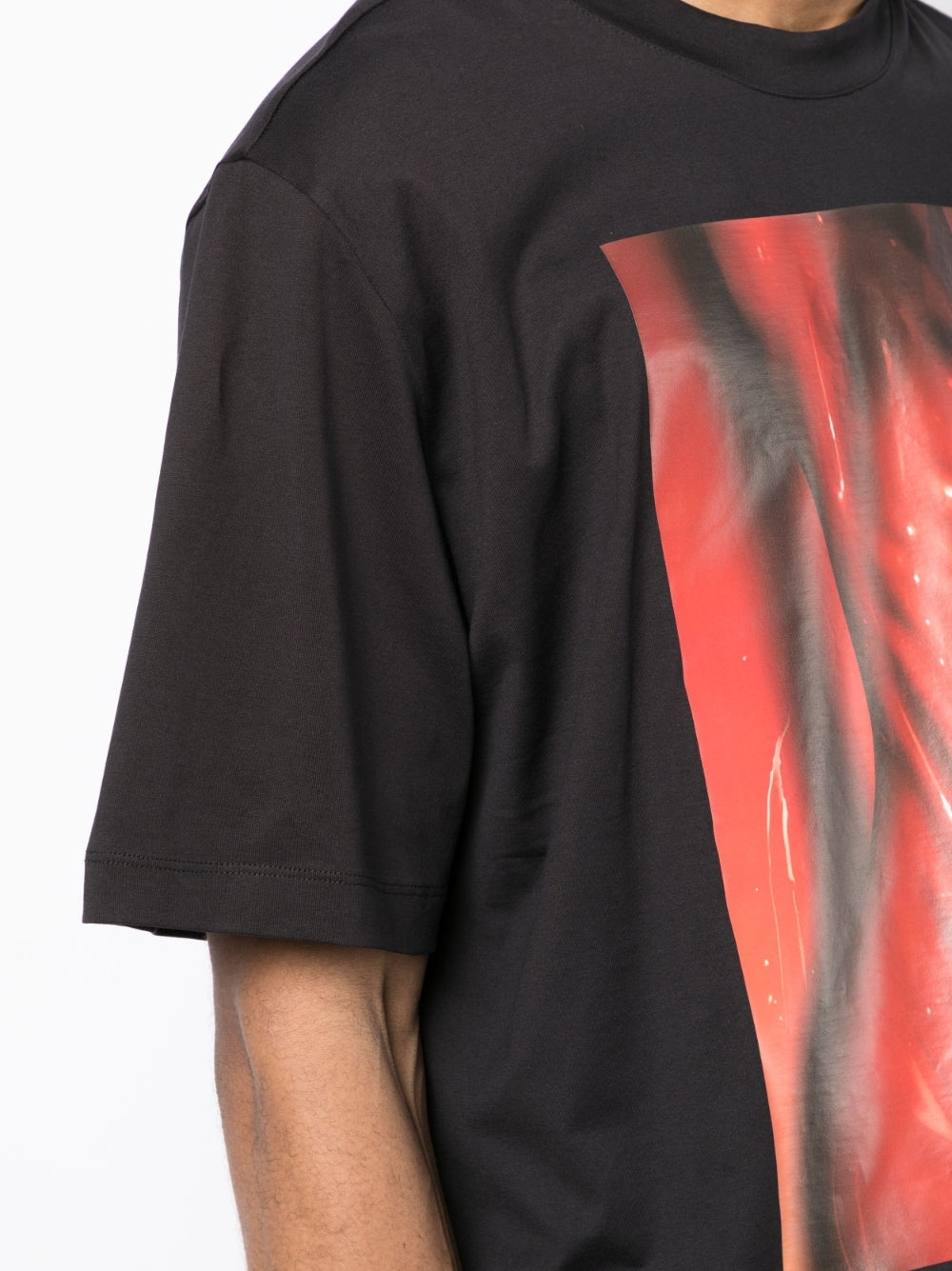 Graphic-Print Crew-Neck Cotton T-Shirt