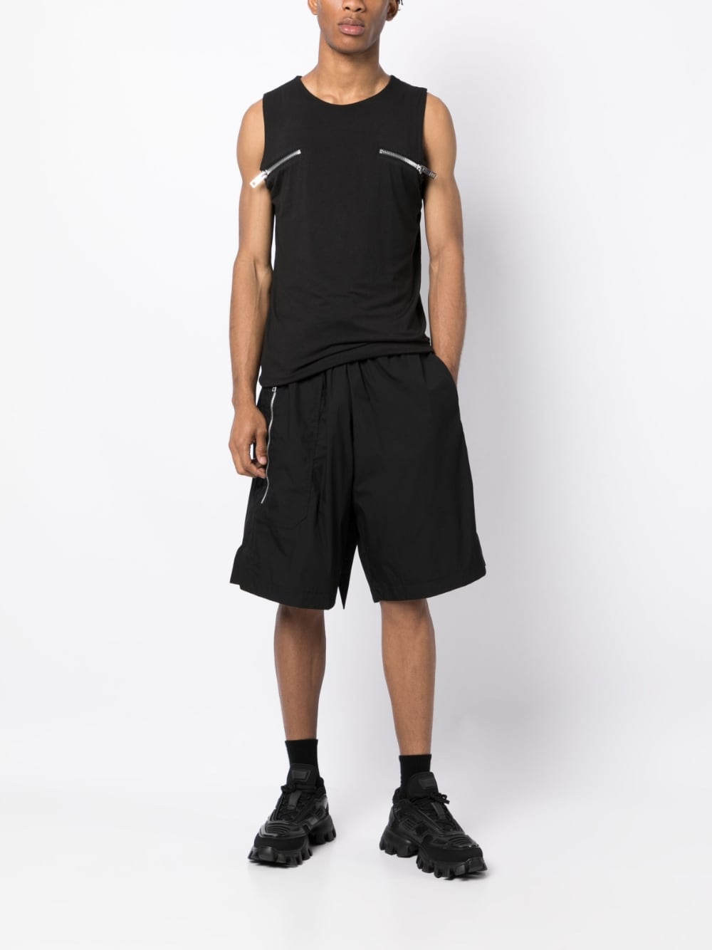 Elasticated Drawstring Track Shorts
