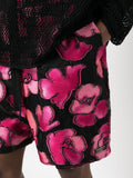 Floral-Print Drawstring Shorts