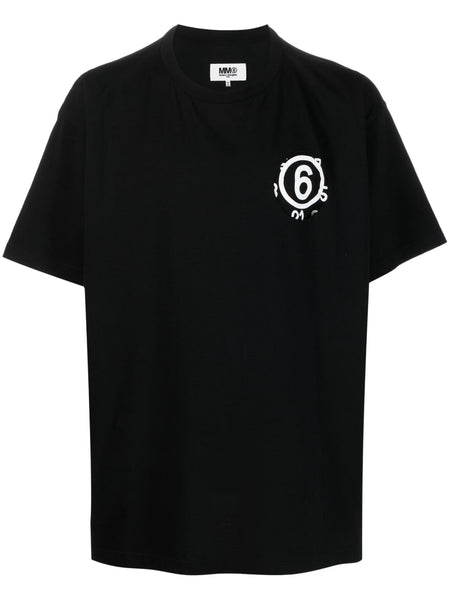 Logo-Patch Cotton T-Shirt