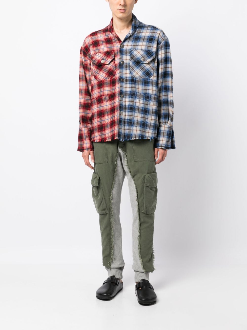 Check-Pattern Cotton Shirt
