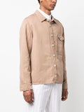 Long-Sleeve Buttoned Shirt Jacket