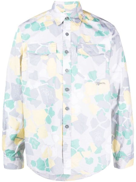 Graphic-Print Long-Sleeved Shirt