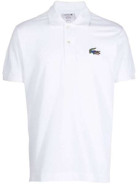 Logo-Patch Cotton Polo Shirt