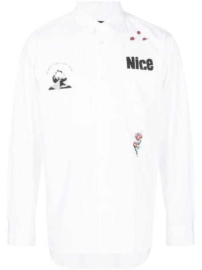 Patch-Detail Cotton Shirt