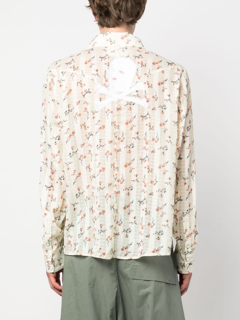Floral-Print Long-Sleeve Shirt