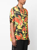Floral-Print Bowling Shirt