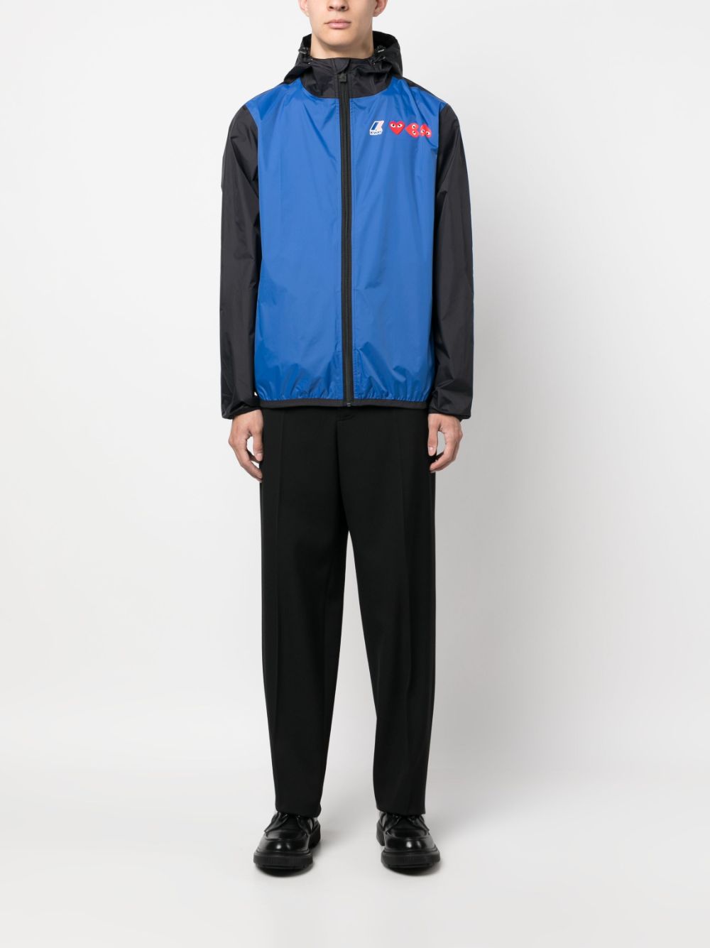 X Kway Logo-Print Hooded Jacket