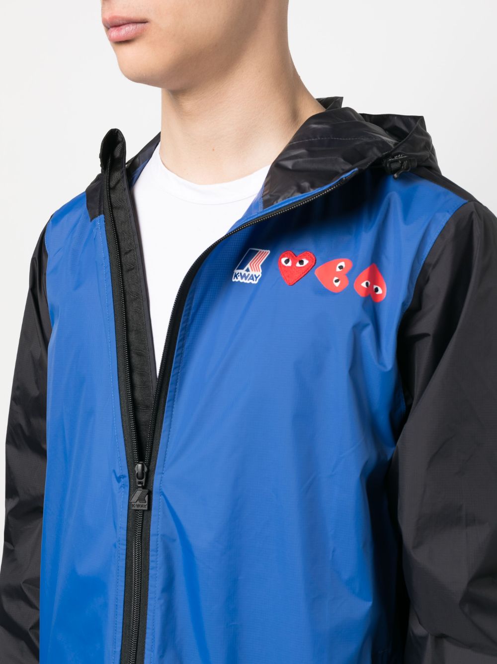 X Kway Logo-Print Hooded Jacket