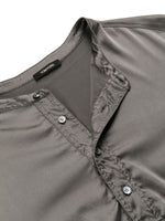 Long-Sleeve Silk-Blend Shirt