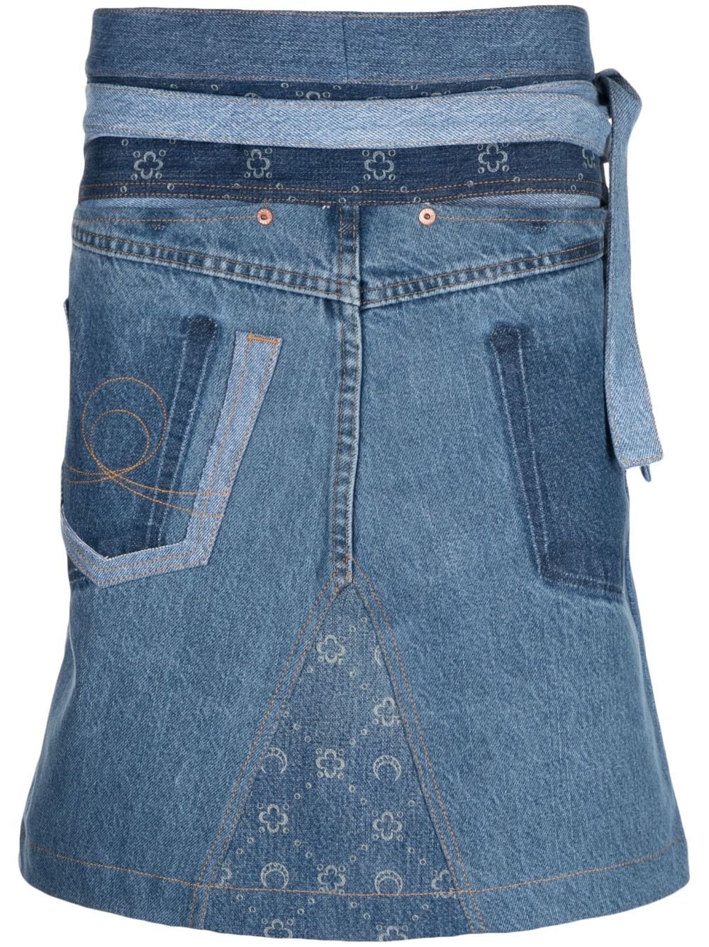 Moonogram Denim Apron