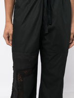 Lace-Insert Trousers