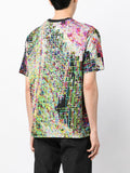 Abstract-Print Organic-Cotton T-Shirt
