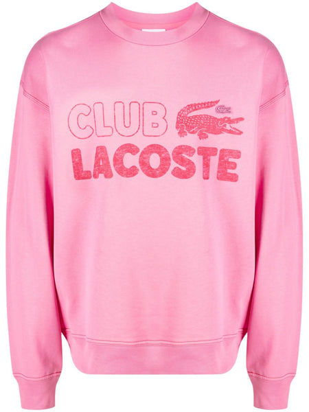Logo-Print Cotton Jumper
