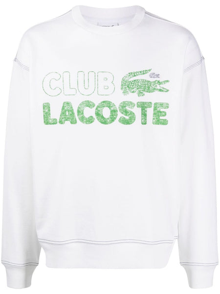 Logo-Print Cotton Jumper