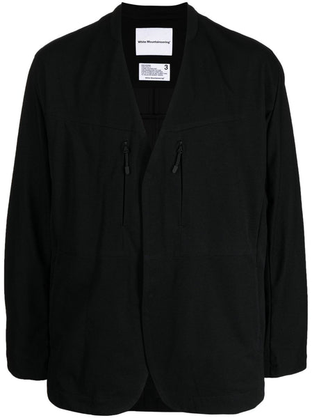 V-Neck Long-Sleeve Jacket