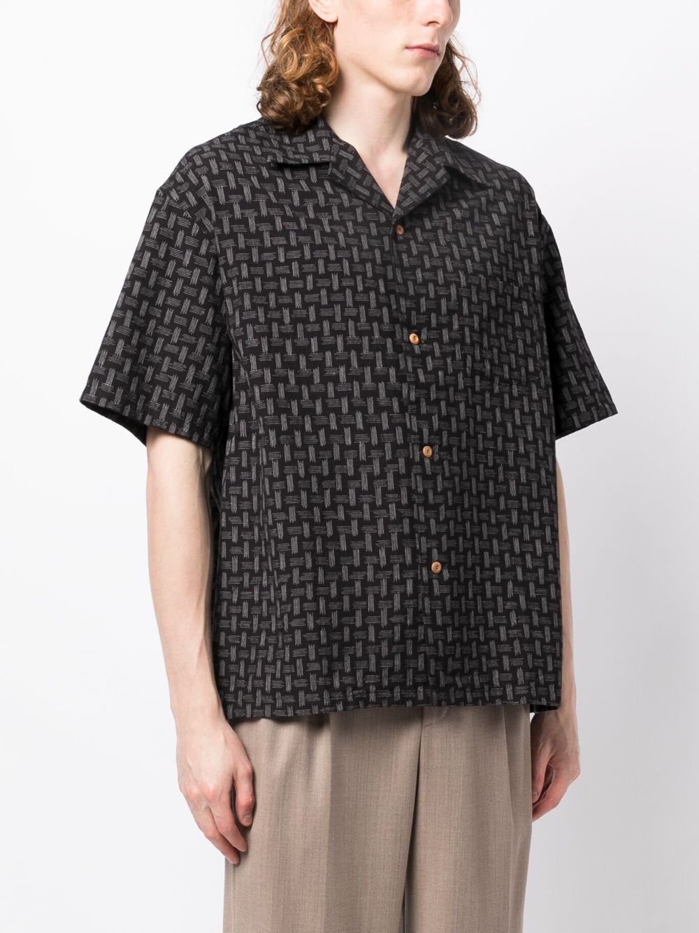 Graphic-Print Short-Sleeve Shirt