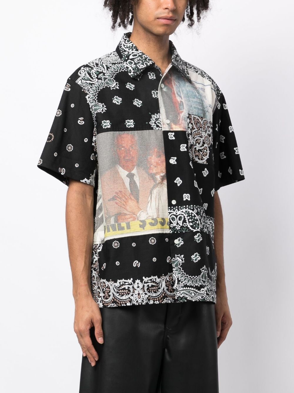 Bandana-Print Cotton Shirt