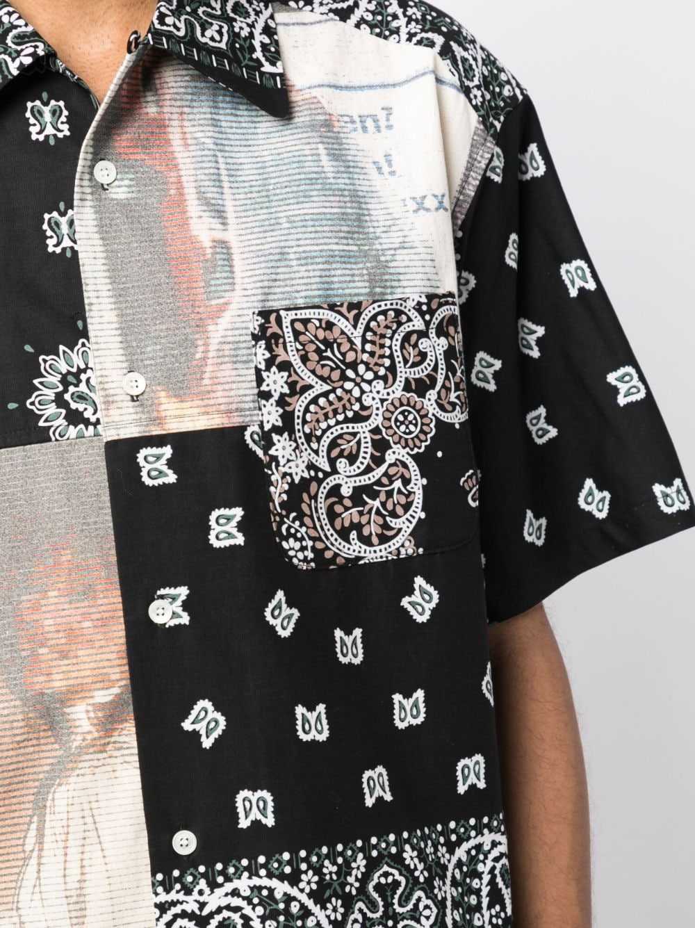 Bandana-Print Cotton Shirt