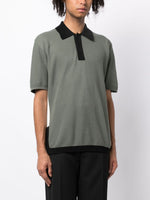 Three-Tone Cotton Polo Shirt