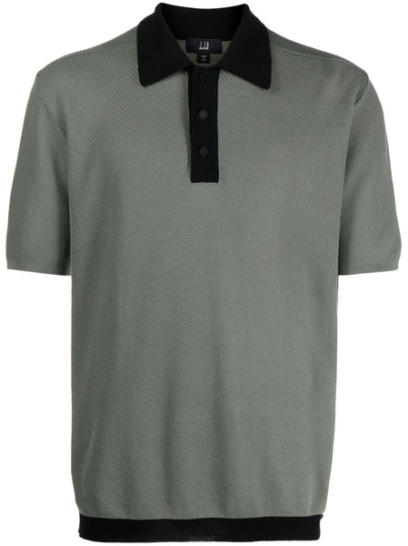 Three-Tone Cotton Polo Shirt