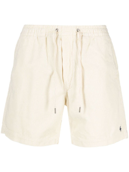 Drawstring Corduroy Shorts