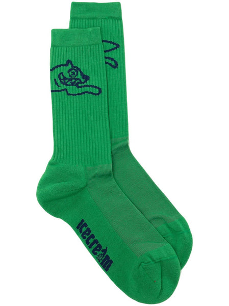 Icecream Intarsia Knit Logo Socks The Business Fashion