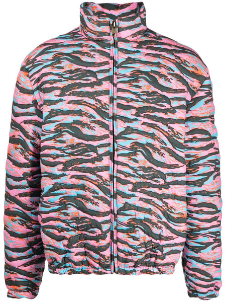 Camouflage Jacquard Padded Jacket