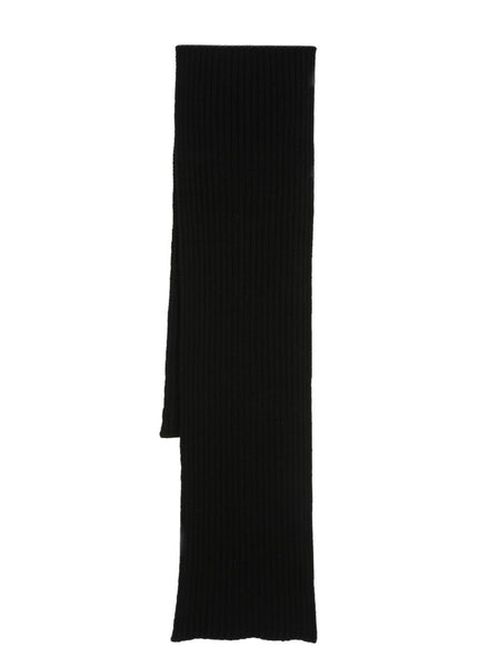 Long Ribbed-Knit Scarf