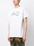 Embroidered-Motif Organic-Cotton T-Shirt