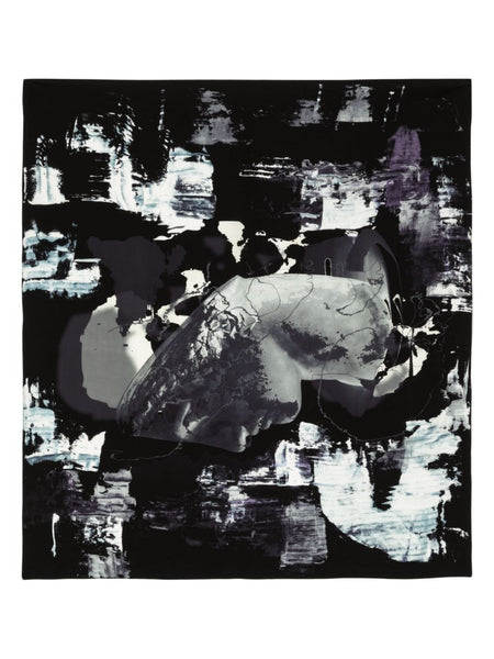 Graphic-Print Silk Scarf