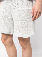 Drawstring-Waist Knitted Shorts