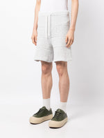 Drawstring-Waist Knitted Shorts
