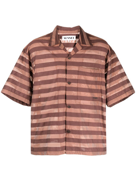 Striped Cotton-Blend Shirt