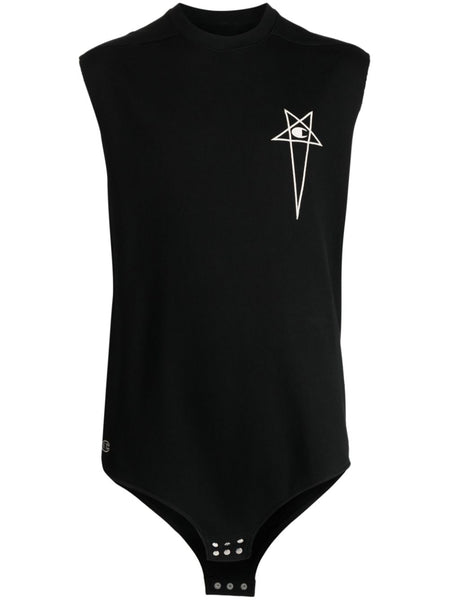 Logo-Embroidered Cotton Tank Top