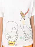 X Javier Calleja Cartoon-Print Organic-Cotton T-Shirt