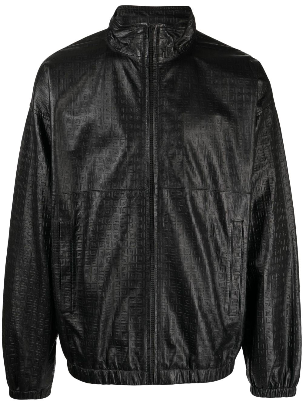 Embossed-4G Leather Jacket