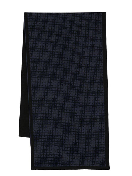 4G Monogram-Jacquard Wool Scarf