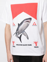 X Dsc Shark-Print Cotton T-Shirt