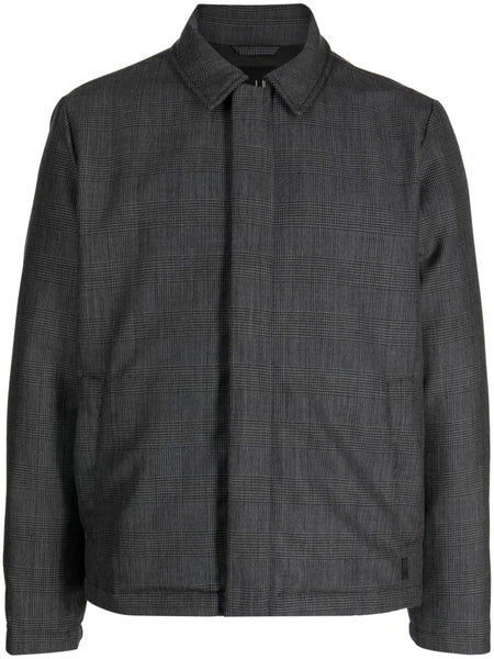 Plaid-Check Pattern Shirt Jacket