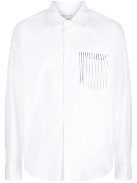 Logo-Print Cotton-Blend Shirt