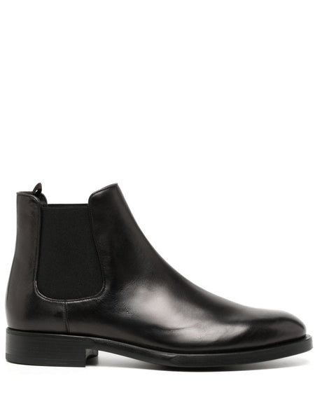 Patent Leather Ankle Boots