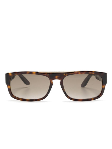 Logo-Print Rectangle-Frame Sunglasses