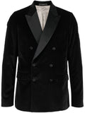 Double-Breasted Cotton Blazer