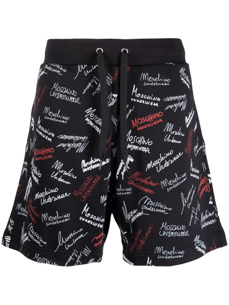 Logo-Print Drawstring Shorts