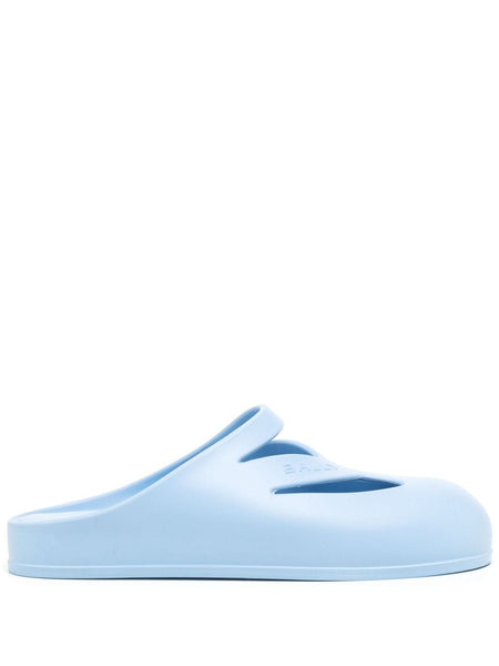 Logo-Embossed Cut-Out Slippers