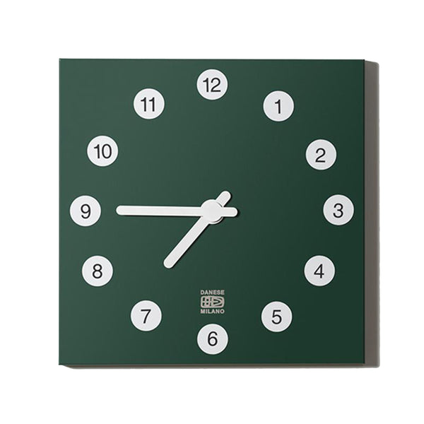 Danese Milano Oramai  By Giulio Iacchetti Wall Clock Green