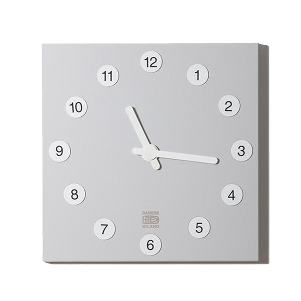 Danese Milano Oramai  By Giulio Iacchetti Wall Clock Silver